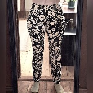 RALPH LAUREN | Black/CreamFloral Pants